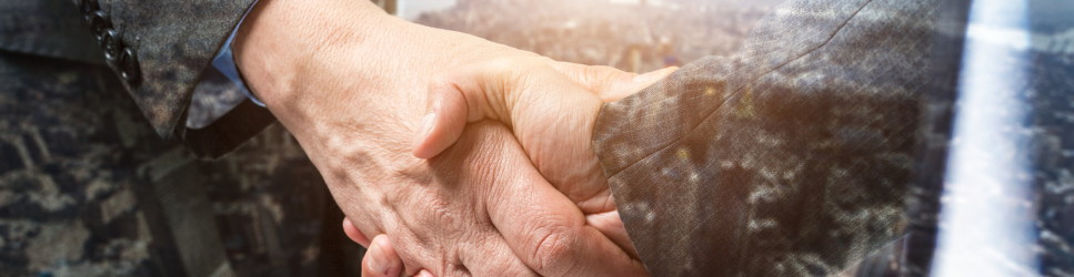 International Deal - Shaking hands graphic