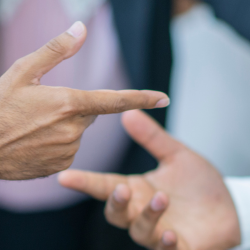 Image of an argument during mediation for what happens when mediation fails web header.