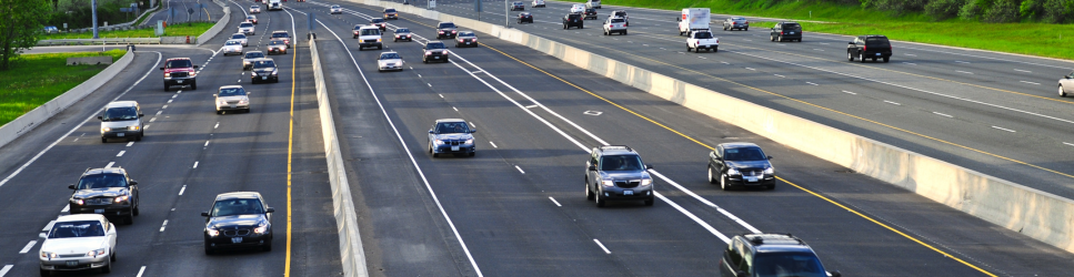 Image of cars commuting for header image.