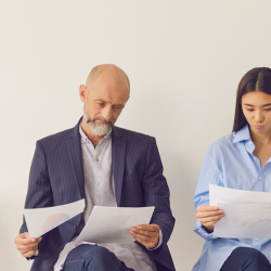 Image of people waiting for interview for Important things to consider when hiring