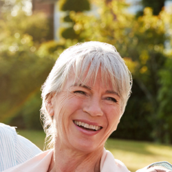 Image of a couple at a care home