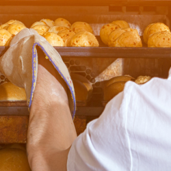 Picture of bread being baked