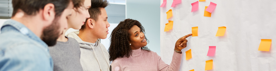 Image of Apprentices in an office training environment