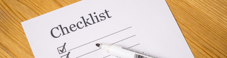 Image of a checklist for post-conversion header image