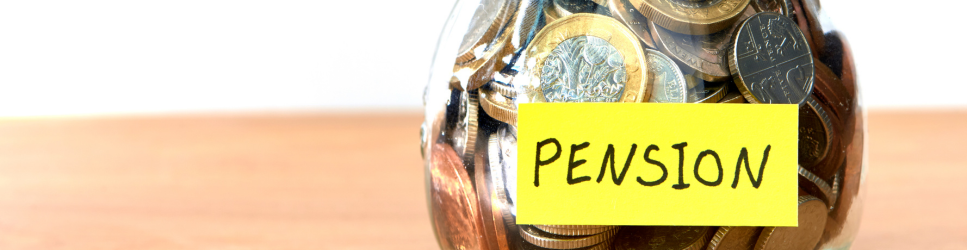 Image of a pension pot for article header