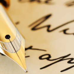 Image of a will written with fountain pen for Wills Regime to be brought into the Modern World Header image