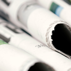 Folded Newspapers for article header image
