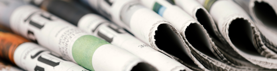 Folded Newspapers for article header image