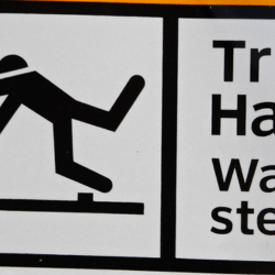 Occupiers Liability Tripping Hazard Sign as header image