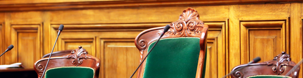 Image of a Courtroom for Tribunal header image