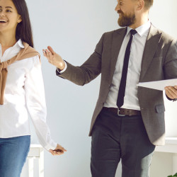 Image of a couple viewing a newly built property for article web header