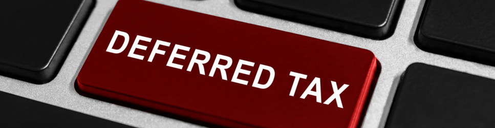 Keyboard with a differed tax button