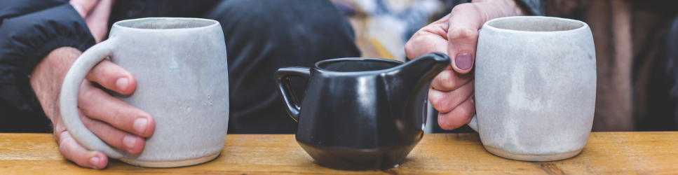Image of professionals drinking tea