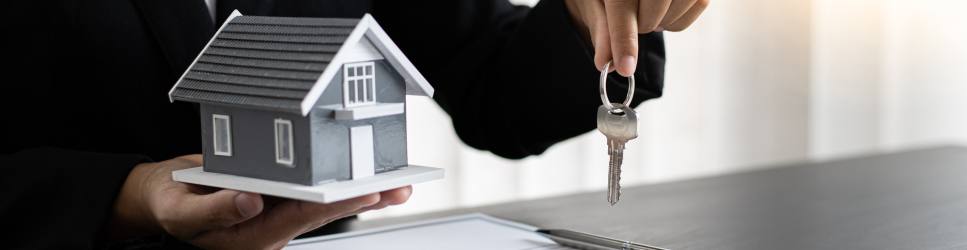 Solicitor Buying Home Handing over Keys