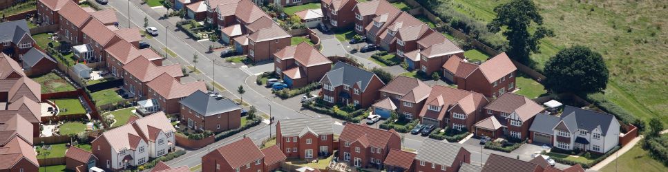 New Build Development Ariel Image for Conveyancing Page