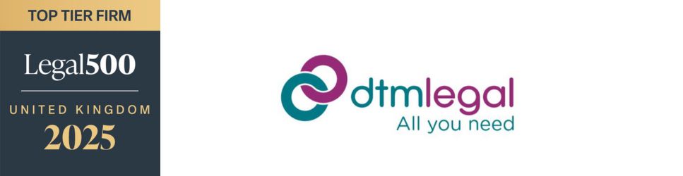 DTM Legal and UK Top Tier Law Firm Legal 500 2025 Logo