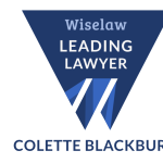 Wiselaw Leading Lawyer Badge for Colette Blackburn, Family Law