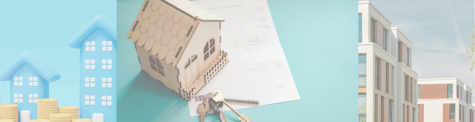 Images of property, contracts and sales for Leaseholder Enfranchisement header.