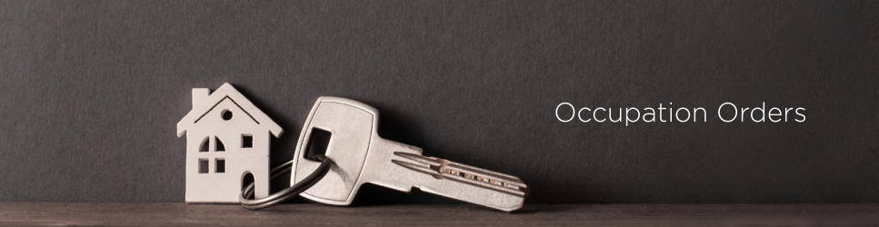 Image of keys and a house for Occupation Orders Header image