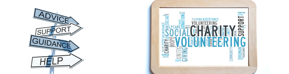 Advice and Guidance Sign for Charities