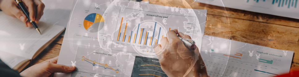 Bitcoin Symbol over image of a financial remedy meeting