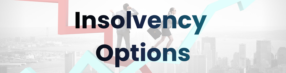 Insolvency Options with profit and loss graphs in the background
