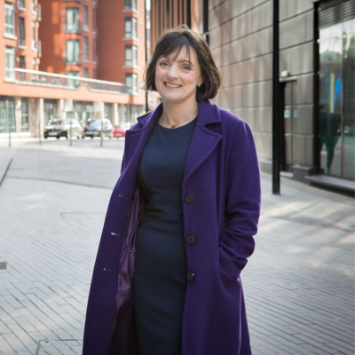 Alison Brennan, Head of Compliance and Service Delivery Photographed outside DTM Legal in Liverpool