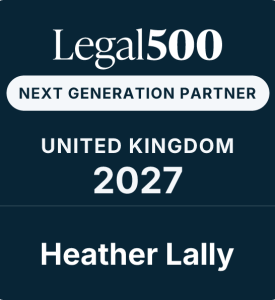 Legal 500 heather lally next generation partner personal tax trusts and probate 2027 logo