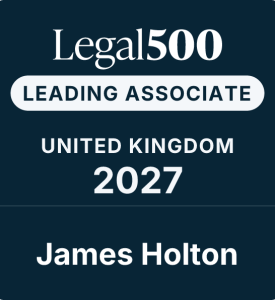 Legal 500 james holton leading associate property litigation 2027 logo