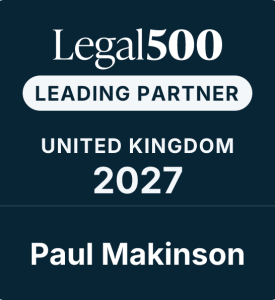 Legal 500 paul makinson leading partner agriculture and estates 2027 logo