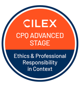 cilex cpq advanced stage ethics professional responsibility in context